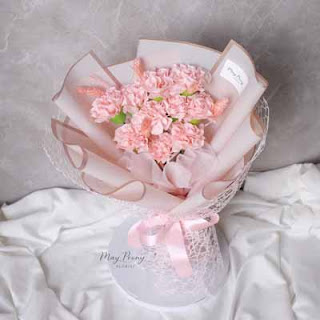 Buket Bunga Pengantin Carnation