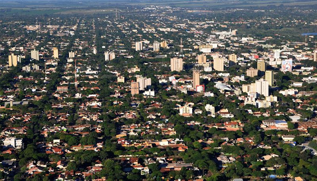 Foto aérea de Dourados MS