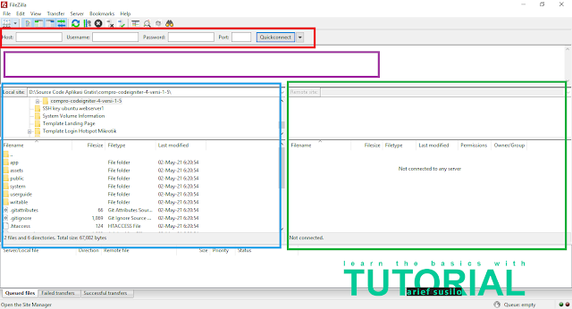 filezilla-interface-section