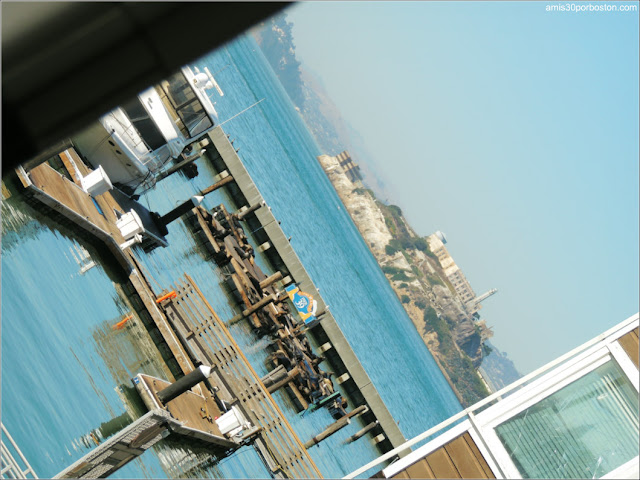 Vistas desde Nuestra Mesa en el Crab House de San Francisco