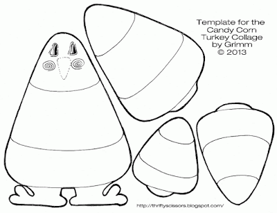 Candy Corn Coloring Page 6
