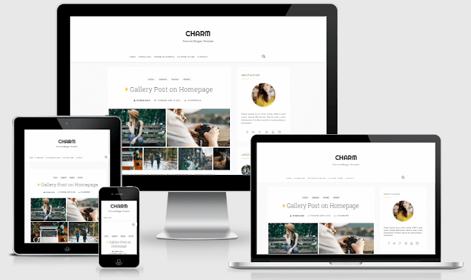 Download Charm Personal Responsive Blogger Template