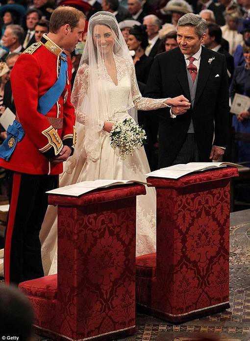 Foto Suasana Pernikahan Pangeran William dan Kate Middleton di Westminster Abbey