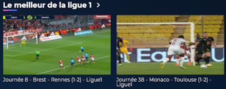 des vidéos sur la Ligue 1