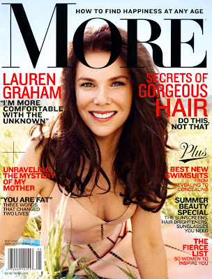 Gilmore Girls stars Lauren Graham for More Covers Magazine May 2013