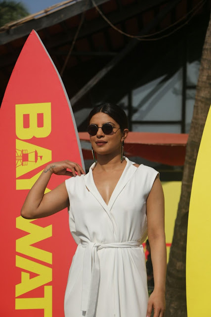 priyanka chopra in baywatch promotions photos