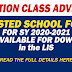 ADJUSTED SCHOOL FORMS are now AVAILABLE FOR DOWNLOAD in the LIS