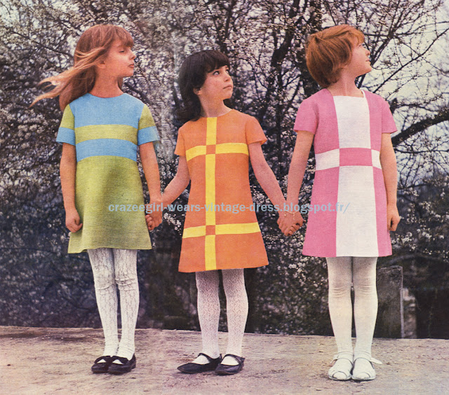 colorblock dress 1966 color block 60s 1960