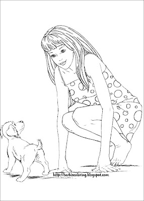 Barbie Coloring Sheets on Barbie Coloring Pages  Barbie Colouring Pages