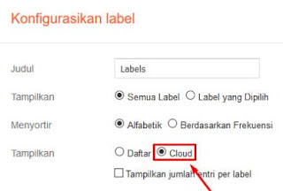 label cloud blogger