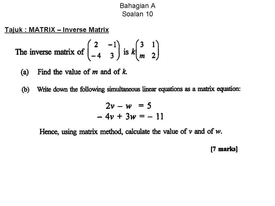 Contoh Soalan Matematik Mrsm Tingkatan 1 - Kuora j