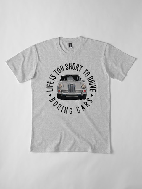 Life is too short to drive boring cars - Wolseley Hornet grey - shirt