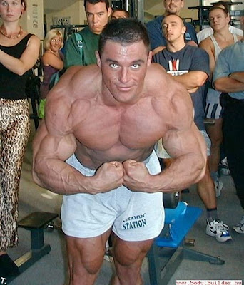 Male and female bodybuilders