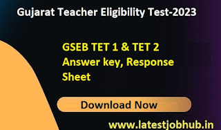 Gujarat TET Answer key