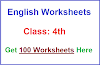 English Worksheets for Grade 4