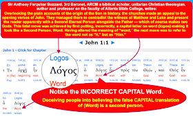 The false translations of JOHN 1:1.