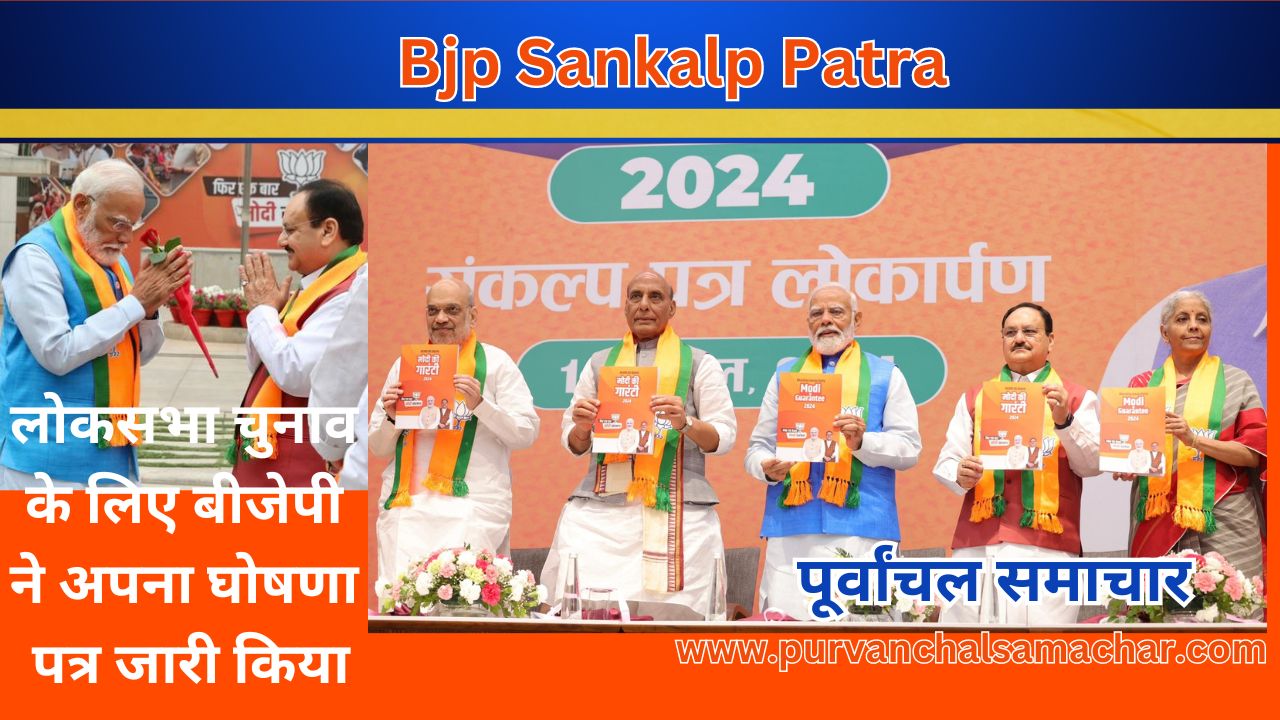 Bjp Sankalp Patra: लोकसभा चुनाव के लिए बीजेपी ने अपना घोषणा पत्र जारी किया, विस्तार से जानिए -  Manifesto 2024, bjp news, loksabha pm modi news, india news, image