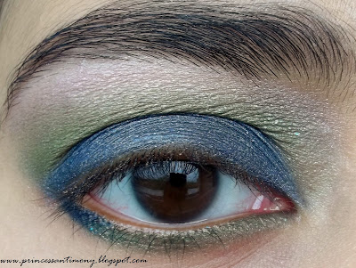 Blue, Green, and Pink Eyeliner