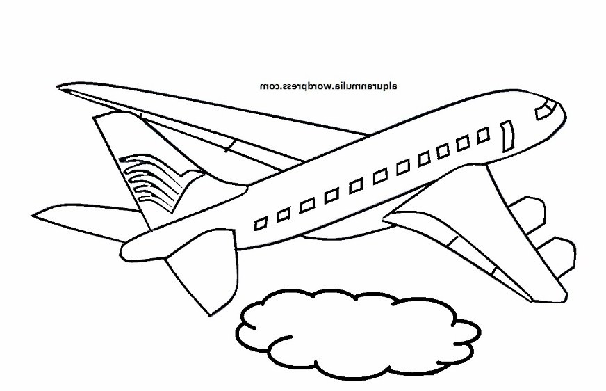 28 Sketsa  Gambar Pesawat  Garuda Inspirasi Baru 