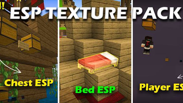 ESP Texture Pack MCPE 1.21+