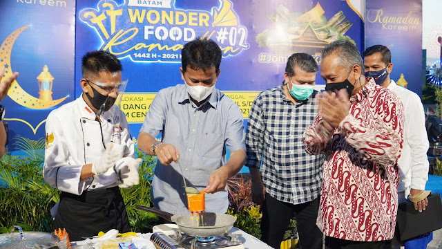 Hari Ini Walikota Rudi Membuka Batam Wonderfood and Art Ramadan 2023