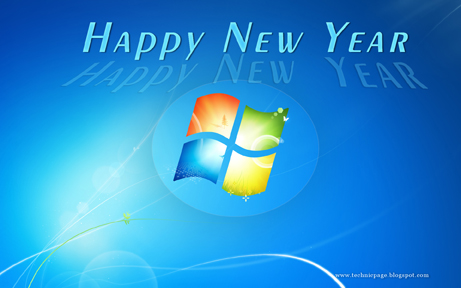 windows7 style 2013 wallpaper for the new year