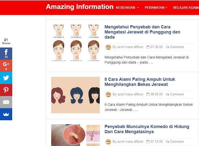  Tombol share Media Sosial Responsive Sumome.com