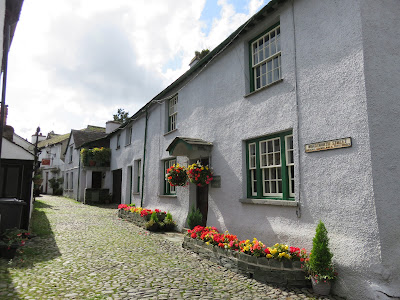 cottages with cobbled lane