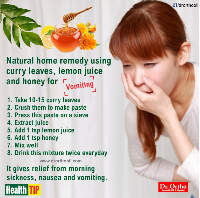 Natural Home Remedy for Vomiting Stop