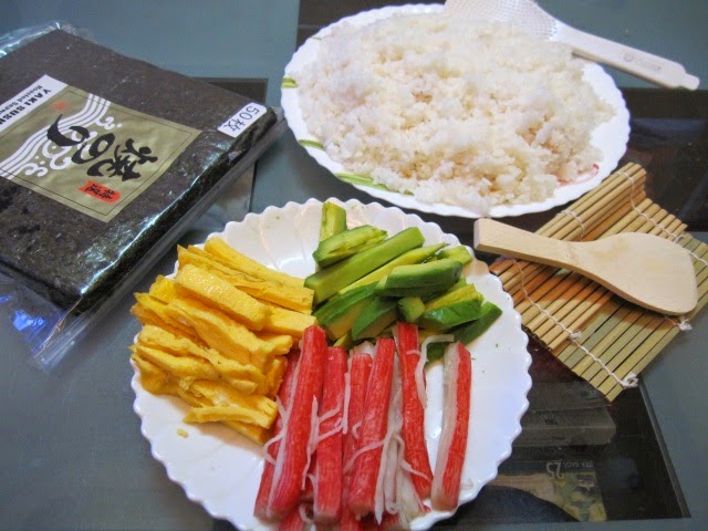 kimbap ngon tại nhà