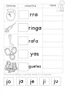 Mi cuadernillo de sílabas para imprimir PDF