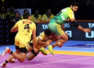 Pro Kabaddi Season VI: Telugu Titans beat Patna Pirates 35-31