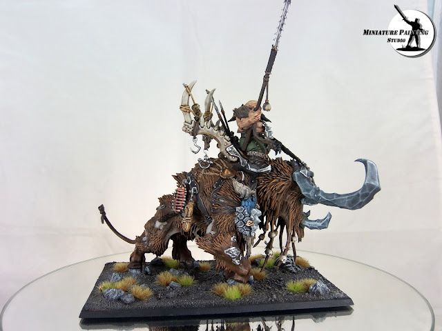 Warhammer Ogre Kingdoms Frostlord on Stonehorn