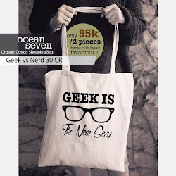 OceanSeven_Shopping Bag_Tas Belanja__Casual Style_Geek vs Nerd 30 CR