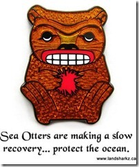 West Coast Eco Totem - Sea Otter (front)