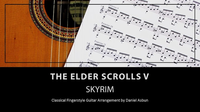 The Elder Scrolls V - SKYRIM Theme - Guitar Tab