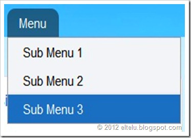 Contoh Pull Down Menu Pada Blog