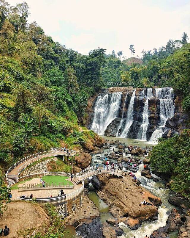 Curug Malela Bandung - foto instagaram rahman.amiin