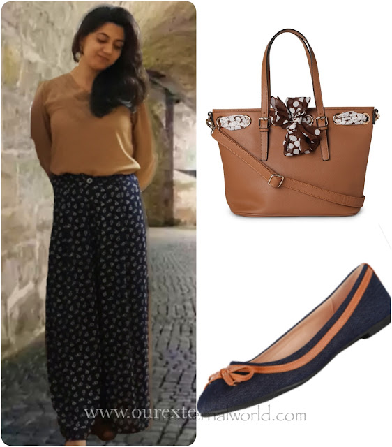 Dressing Up For Wimbledon #PlayItFair, Allen Solly, Navy Pumps, Tan handbag