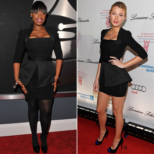 Jennifer Hudson+Blake Lively+VB Dress+fashionablyfly.blogspot.com