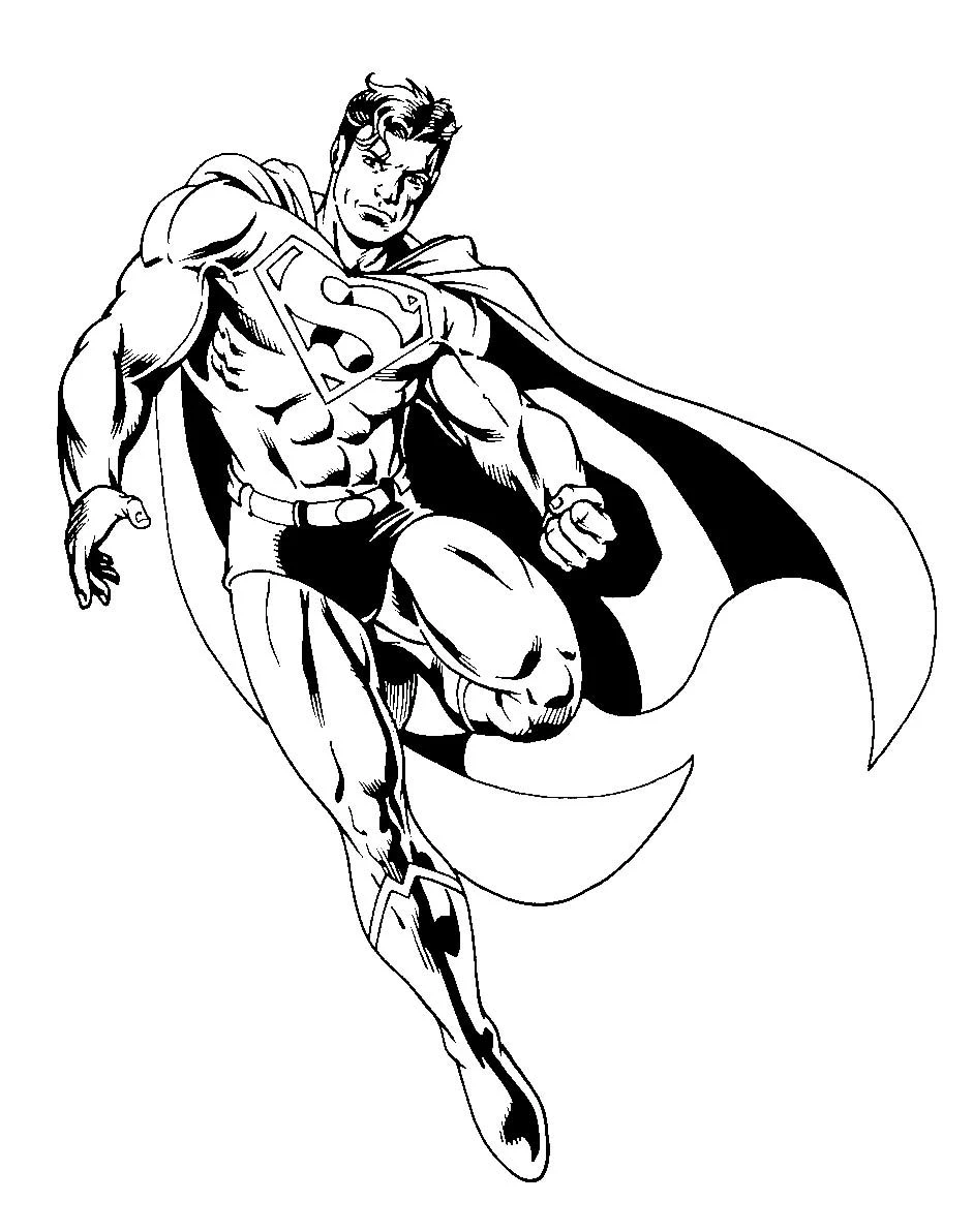 Free Printable Coloring Pages Cool Coloring Pages Superman Coloring