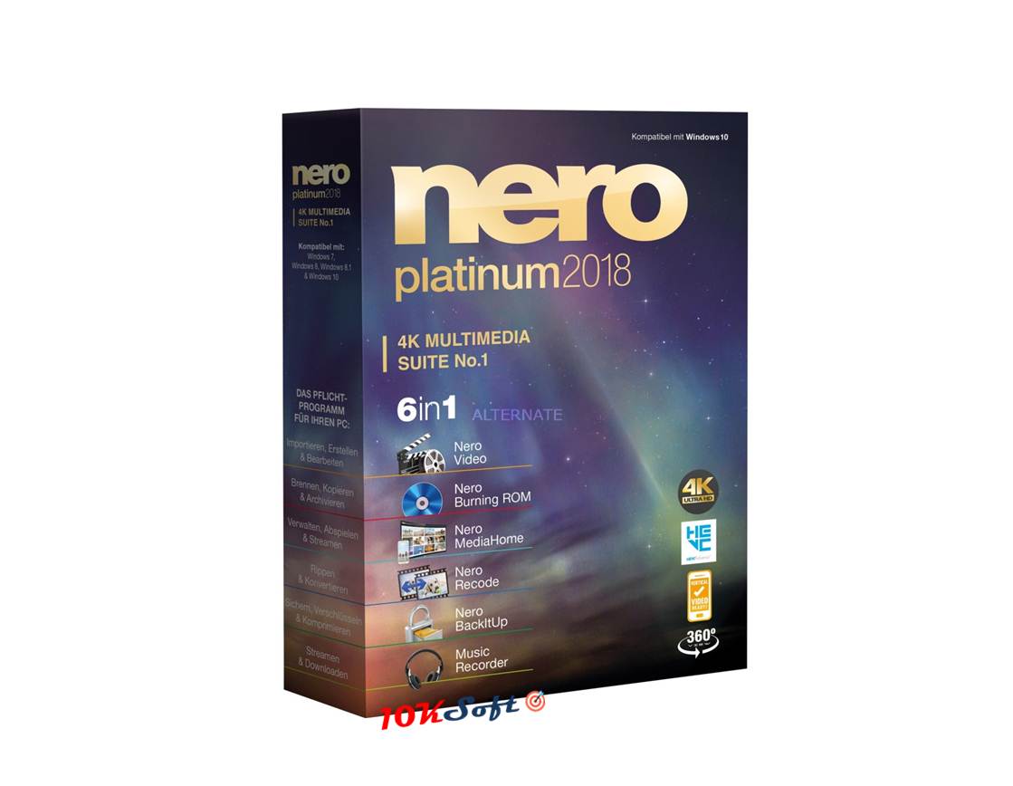 Nero Platinum 2018 Suite Free Download