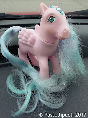 My Little Pony G1  Brilliant Bloom Princess Brush 'n Grow Ponies