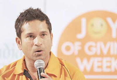 Sachin Tendulkar Raise Awareness Photos