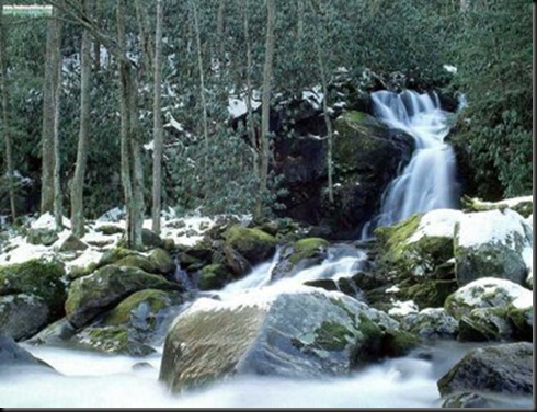 ELTALLERDELABRUJAMAR_Mouse Creek Falls in WinterCarolina