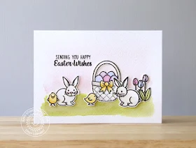 Sunny Studio Stamps: Easter Wishes and A Good Egg Easter Card by Emily Leiphart