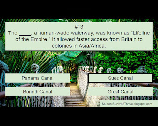 The correct answer is Suez Canal.