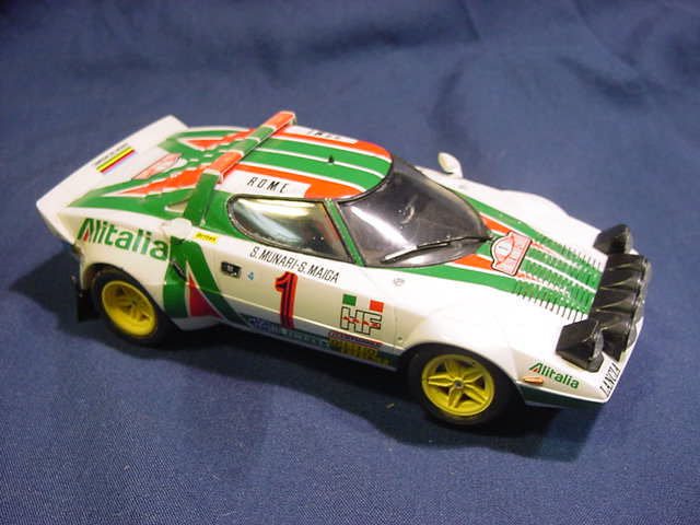 This is Fujimi's Lancia Stratos surely one of my favorite rally cars of all