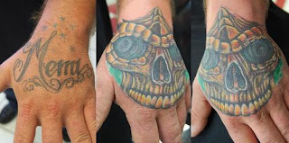 hand  designs, picture of skull tattoo,  tattoo designs