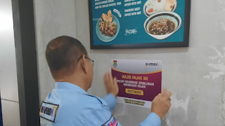 Restoran DA di Terminal 3 Bandara Soekarno-Hatta Tangerang 'Kena Stiker' Tunggak Pajak